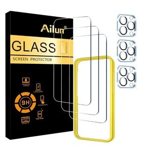 Ailun 3 Pack Screen Protector for iPhone 15 Pro [6.1 inch]